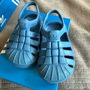Adidas Kids Aqua Blue Sandals